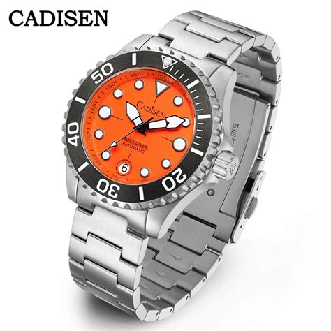 Cadisen Cadisen C Mm Diver Watch For Men Nh A Movement Automatic