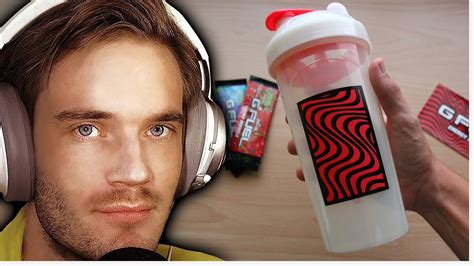 Pewdiepie G Fuel Starter Kit Unboxing Youtube