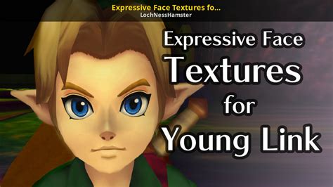 Expressive Face Textures For Young Link The Legend Of Zelda Ocarina