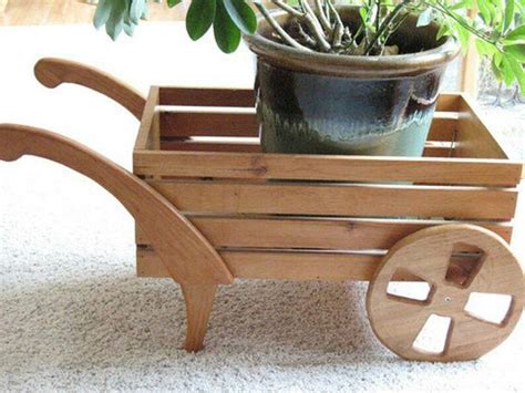 Rustic Wooden Wheelbarrow Planter For Your Garden