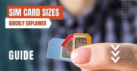 SIM Card Sizes: Mini, Micro, Nano & eSIM explained