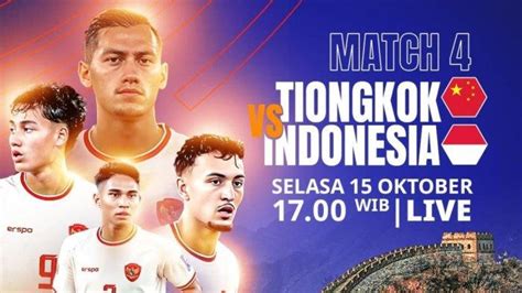 Live Gratis Rcti Link Streaming Timnas Indonesia Vs Tiongkok Eliano