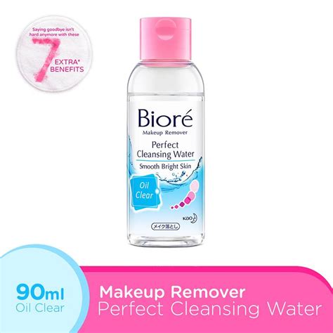 Biore Makeup Remover Perfect Cleansing Water Oil Clear 90 Ml Micellar