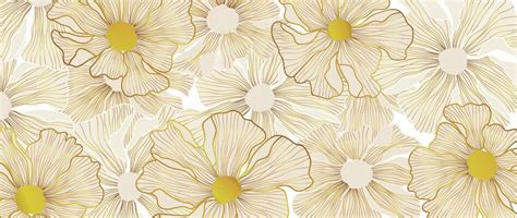 Gold Flower Pattern Vector Art, Icons, and Graphics for Free Download