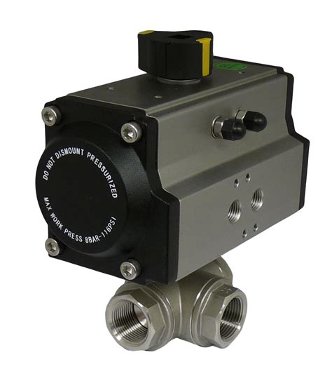 Air Actuated Valves - Stainless Steel Ball - CH-Air or Prisma Actuator ...