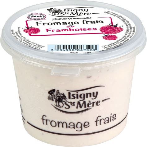 Isigny Ste Mere Fromage Frais Aux Framboises G Pas Cher Auchan Fr