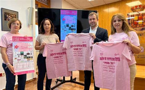 Jaén se suma la lucha contra el cáncer de mama con la X Marcha Rosa de