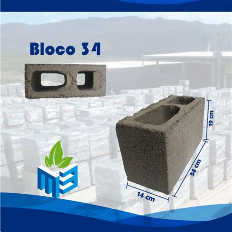 Bloco De Concreto Maci O X X Tipo Estrutural M Premoldados