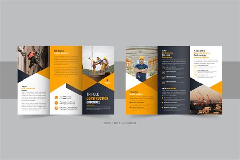 Construction Trifold Brochure Template Graphic By Pavel Design