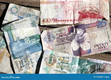 Currency Of Seychelles Stock Photo Image Of Finance Number 7525804