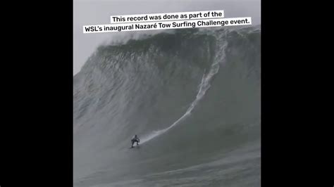 Brasilian Surfer Maya Gabeira Sets Record For Largest Wave Surfed By A