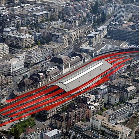 Les Grandes Lignes De La Future Gare De Lausanne Ont été Présentées