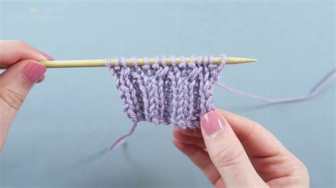 How To Knit Crossed Rib Stitch Youtube