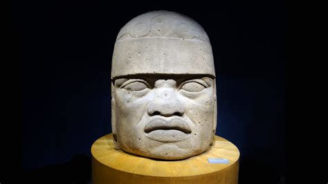 colossal olmec head colossal head  monument  olmec flickr