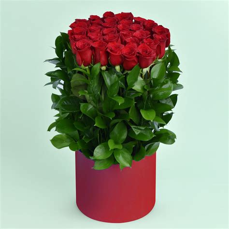 Online Full Of Love Red Roses In Red Box T Delivery In Lebanon Fnp