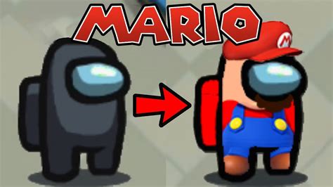 Mario Skin In Among Us Youtube