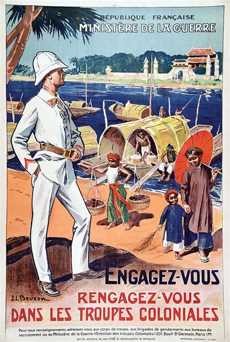 At Auction Beuzon J L Engagez Vous Dans Les Troupes Coloniales