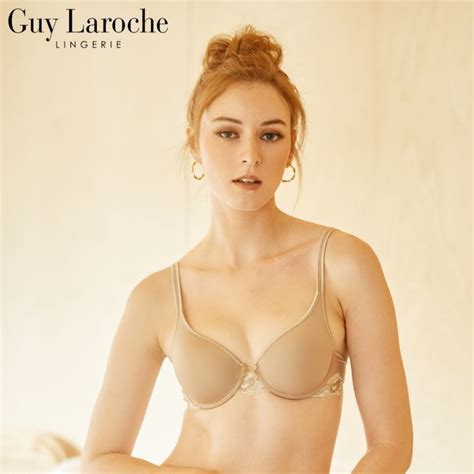 Guy Laroche Lingerie GB7M67 เสอชนใน กลาโรช T Shirt Bra Push Up เสรมฟองนำ Shopee Thailand