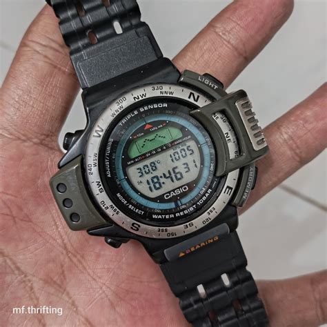 ORIGINAL JAM TANGAN OUTDOOR CASIO PROTREK TRIPLE SENSOR GEN 1 ATC 1100