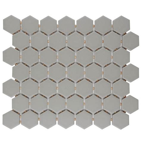 Daltile Restore Matte Natural Gray Hexagon In X In X Mm Glazed