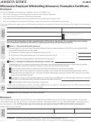 Fillable Form W Mn Minnesota Employee Withholding Allowance