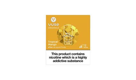 Buy Vuse Epen Pods Vpro Tropical Mango 12mg E Cigarettes And Vape