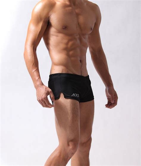 2018 Aquxsuper Cool Tight Sexy Mens Gym Andrun Pants Shortsblack Color From Manck 876