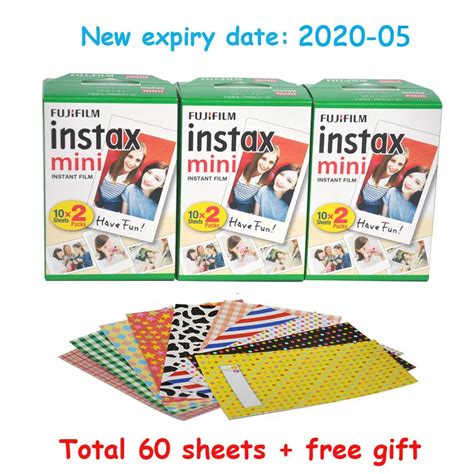 Aliexpress.com : Buy New 60 Sheets Fujifilm Instax Mini 9 Mini 8 Film ...