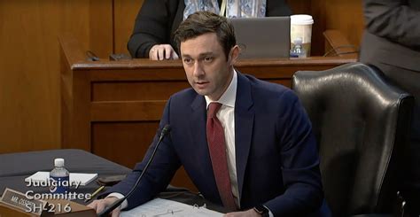 WATCH Sen Ossoff Requests Update From FBI Director Following Reported