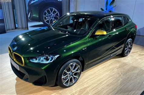 BMW X2 Goldplay Edition Live Fotos Vom X2 Mit Gold Akzenten