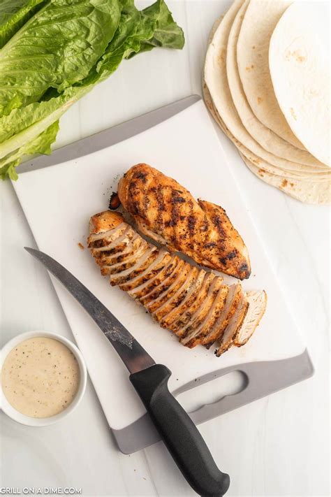 Grilled Chicken Caesar Wrap Recipe