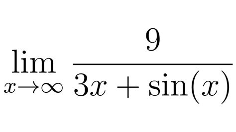 Limit As X Approaches Infinity Of X Sin X Youtube