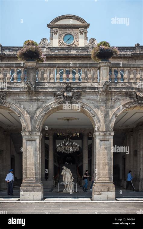 Museo Nacional De Historia In Castillo De Chapultepec In Mexico City