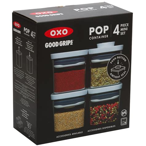 Oxo Good Grips Pop Mini Container Set Pce Peter S Of Kensington