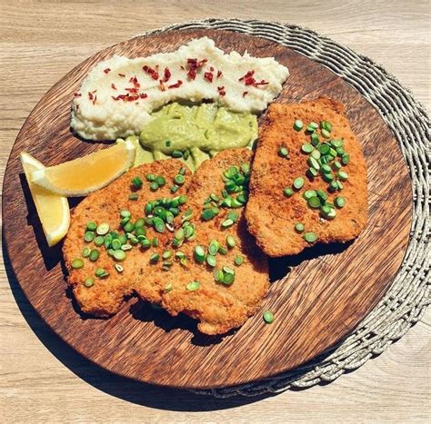 Aprend A Cocinar Milanesa De Cerdo Con Pur De Coliflor Y Salsa De