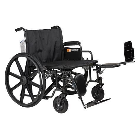 Bariatric Heavy Duty Wheelchair With Elevating Leg Rest