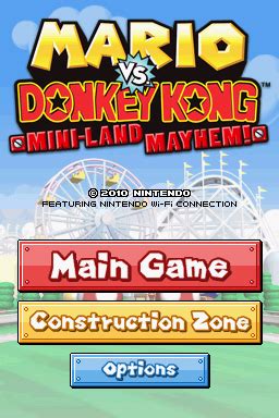 Screenshot Of Mario Vs Donkey Kong Mini Land Mayhem Nintendo Ds