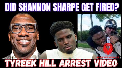 Breaking News Did Shannon Sharpe Get Fired From Espn Tyreek Hill