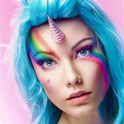 Maquillage Halloween Licorne Unicorn Makeup Halloween Unicorn Makeup