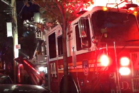 Creative Tower Ladder Positioning At Bronx Blaze Firefighternation