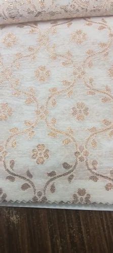 Dyeable Chanderi Jacquard Fabric At Rs Meter Georgette Fabric In