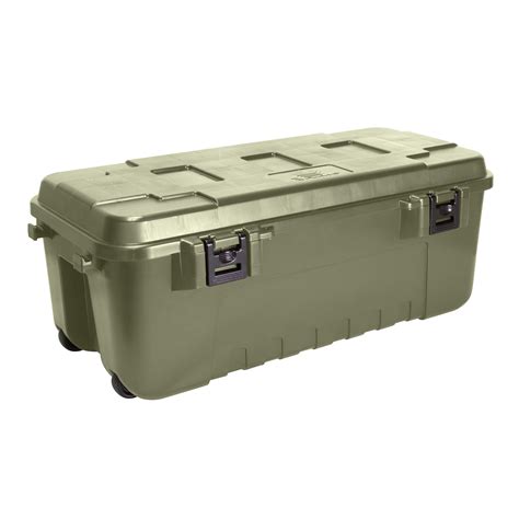 Buy Plano Storage Trunk With Wheels Green 108 Quart Lockable Storage