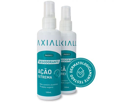 Desodorante AXIALL contra mau odor nas axilas IWA Cosméticos