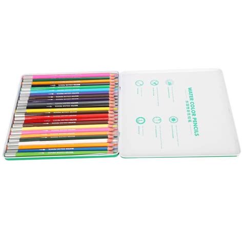 Sonew Crayon 24 Couleurs 24 Crayons De Couleur Kit De Stylo De Peinture