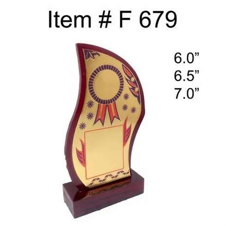 Customized Wooden Trophy At Rs Wooden Trophy In Moradabad Id