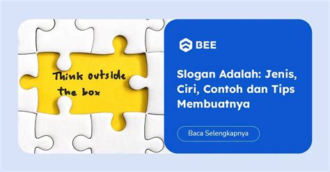 Slogan Adalah Jenis Ciri Contoh Dan Tips Membuatnya