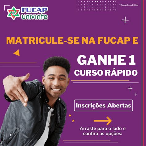 Matricule se na FUCAP e ganhe um curso rápido Jornal Sul em Foco