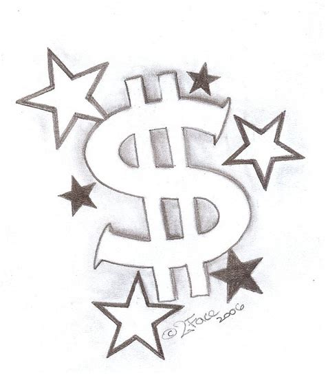 Dollar With Stars By 2face On Deviantart Money