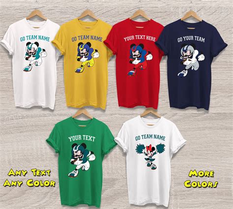 Football Mickey Shirt, Disney Football Shirts, Disney Sport Shirts ...