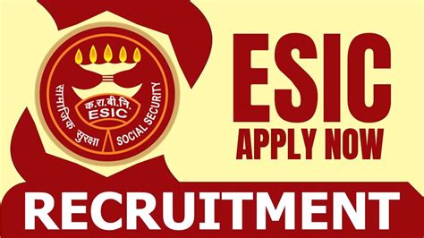 Esic Recruitment New Notification Out Check Post Vacancies Age